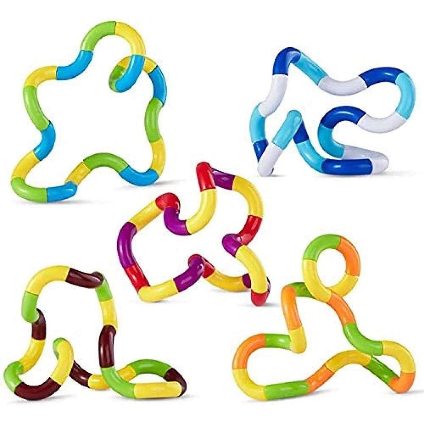 Jeu de 6 jouets enchevêtrement de serpent Wriggle