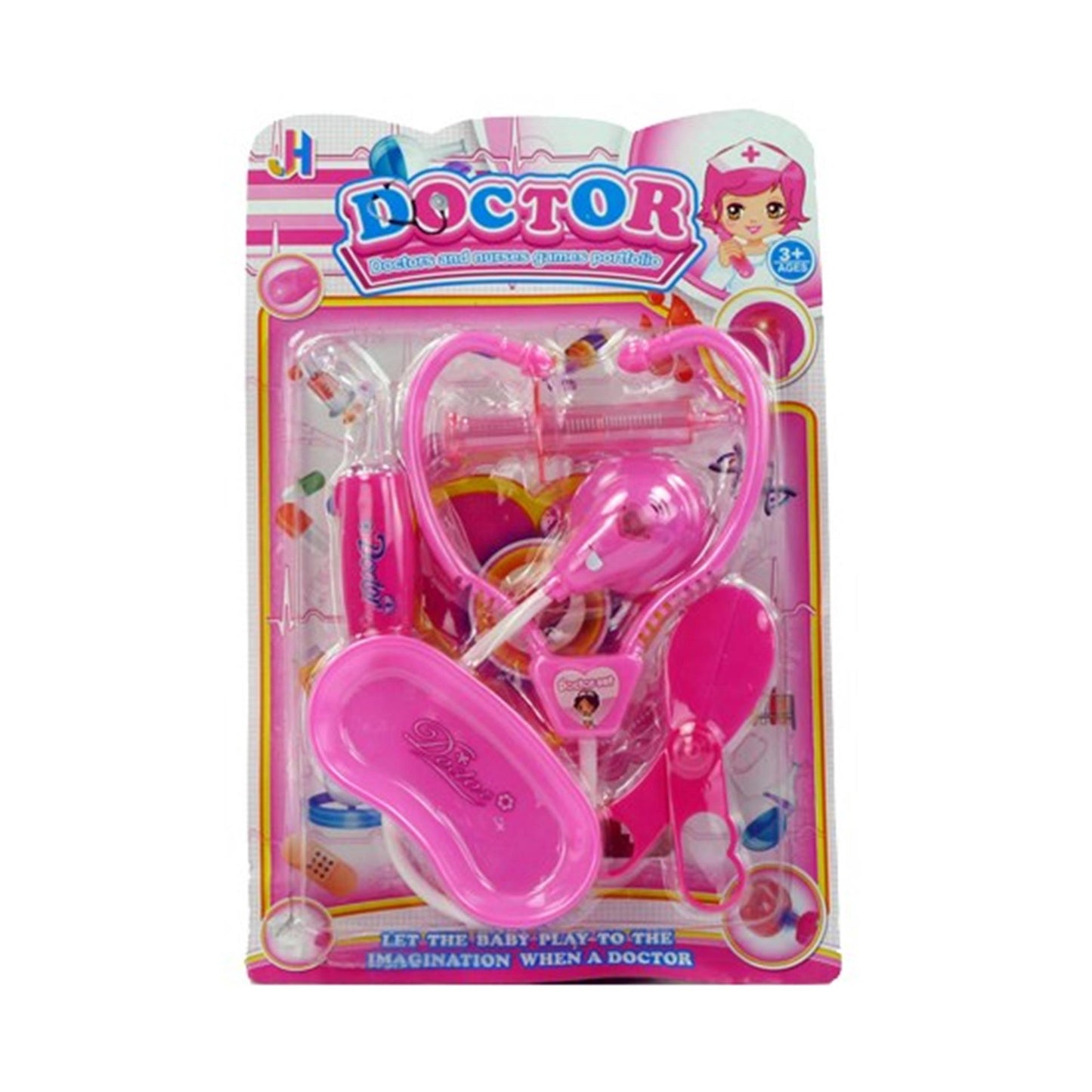 Coffret médecin Aro avec lumière et son rose