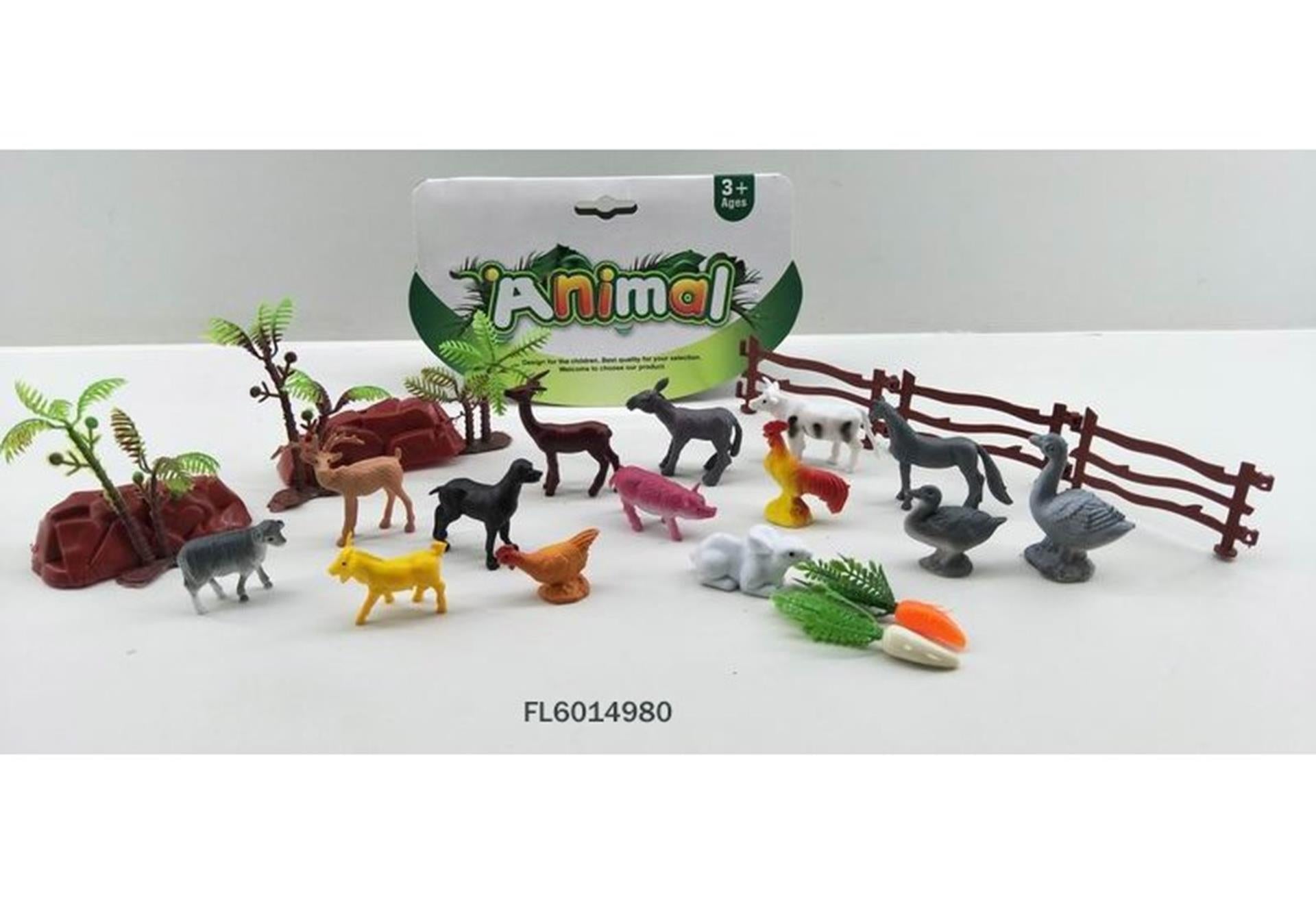 Aro animaux de la ferme avec accessoires 24 pièces