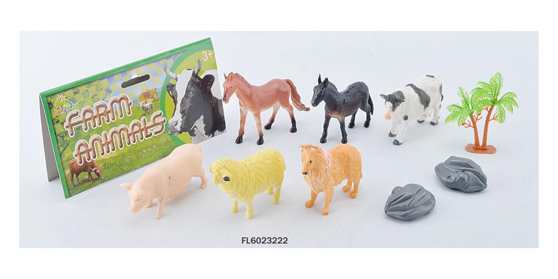 Aro animaux de la ferme en sachet 9 pièces