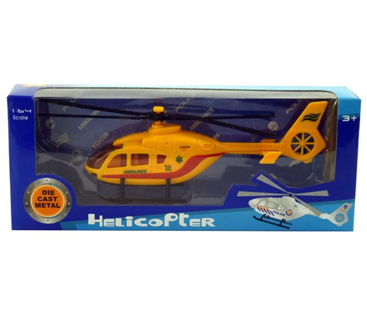 Hélicoptère de traumatologie Aro 1:64 jaune