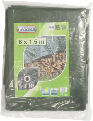 Bâche Connex 6x1,5m pour bois 250g - flor80435