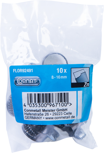 Anneau de tension Cornat 8-16mm (10pcs) inox - flor92491