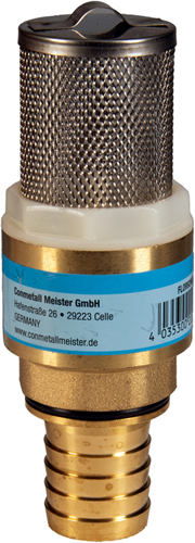 Filtre d'aspiration Cornat laiton 1'' - flor92665