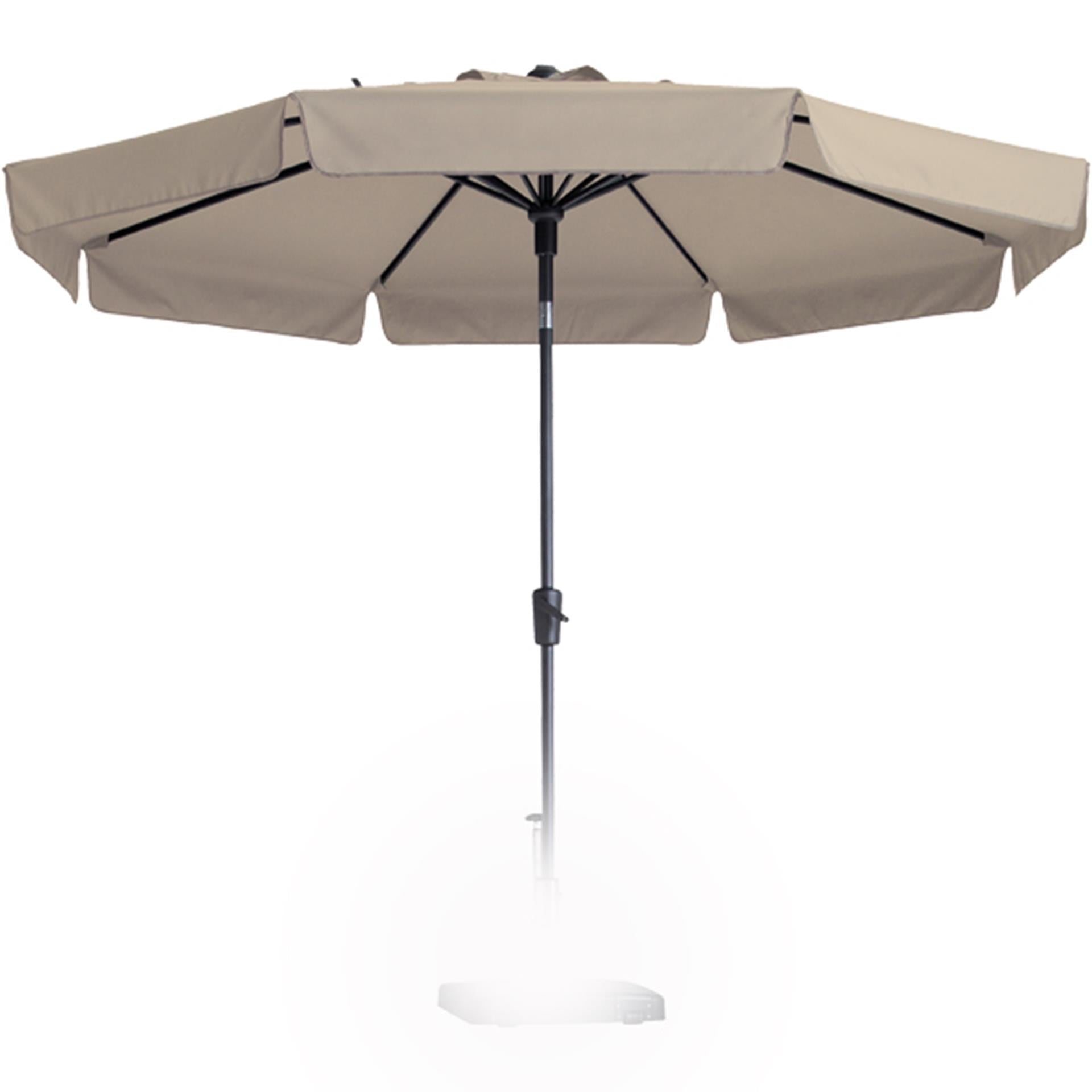 Madison parasol flores 300cm tour de cantonnière écru