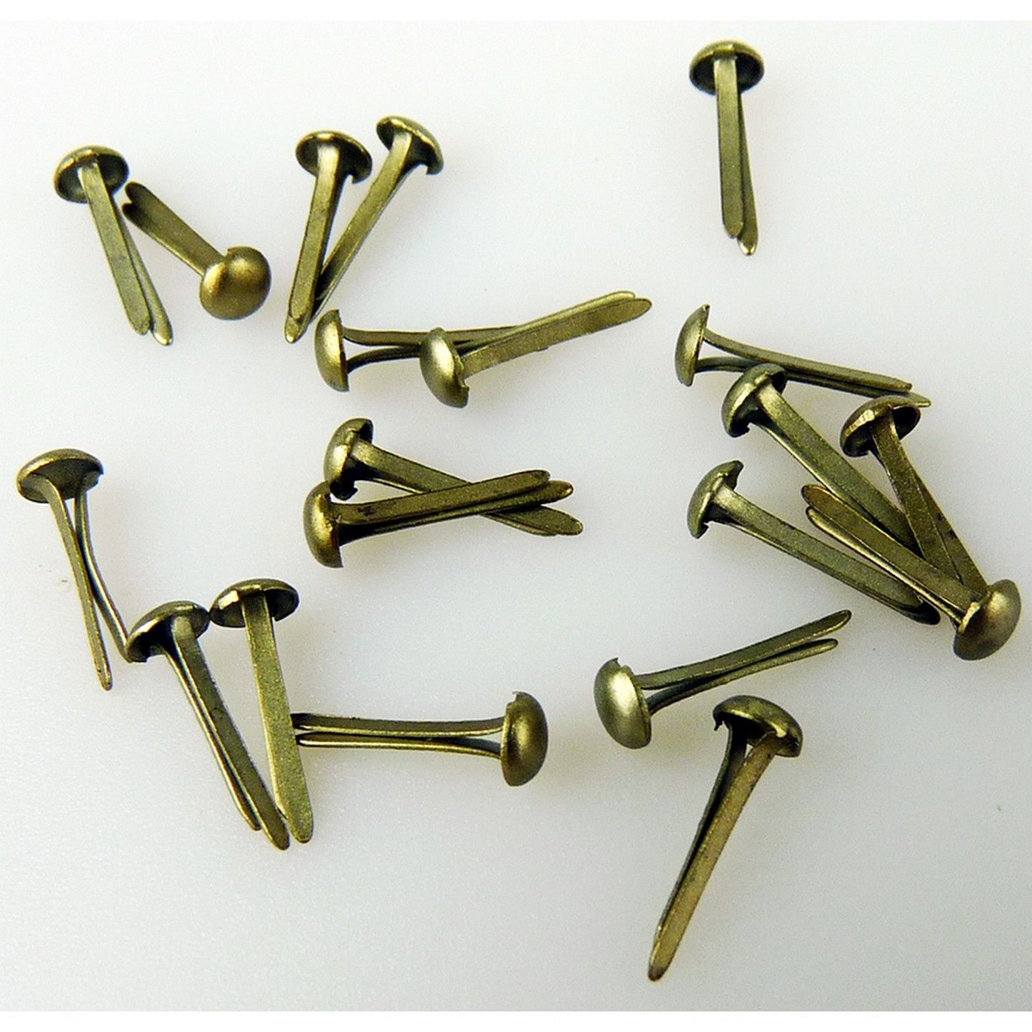 Le choix de Nellie • attaches parisiennes florales 3 mm (paquet de 40 pièces) vieil or