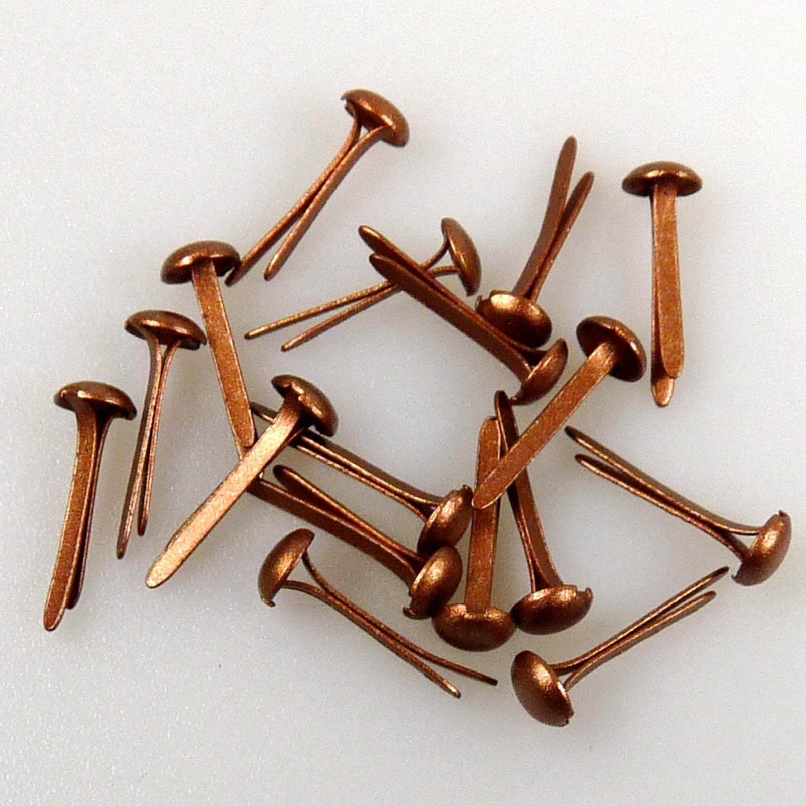 Le choix de Nellie • attaches parisiennes florales 3 mm (paquet de 40 pièces) cuivre 876u métallisé