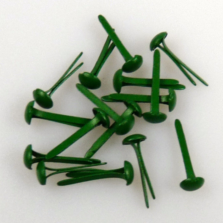 Le choix de Nellie • attaches parisiennes florales 3 mm (paquet de 40 pièces) vert Noël 3415u