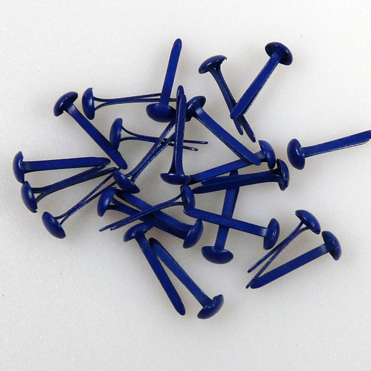 Le choix de Nellie • attaches parisiennes florales 3 mm (paquet de 40 pièces) bleu foncé 2945u