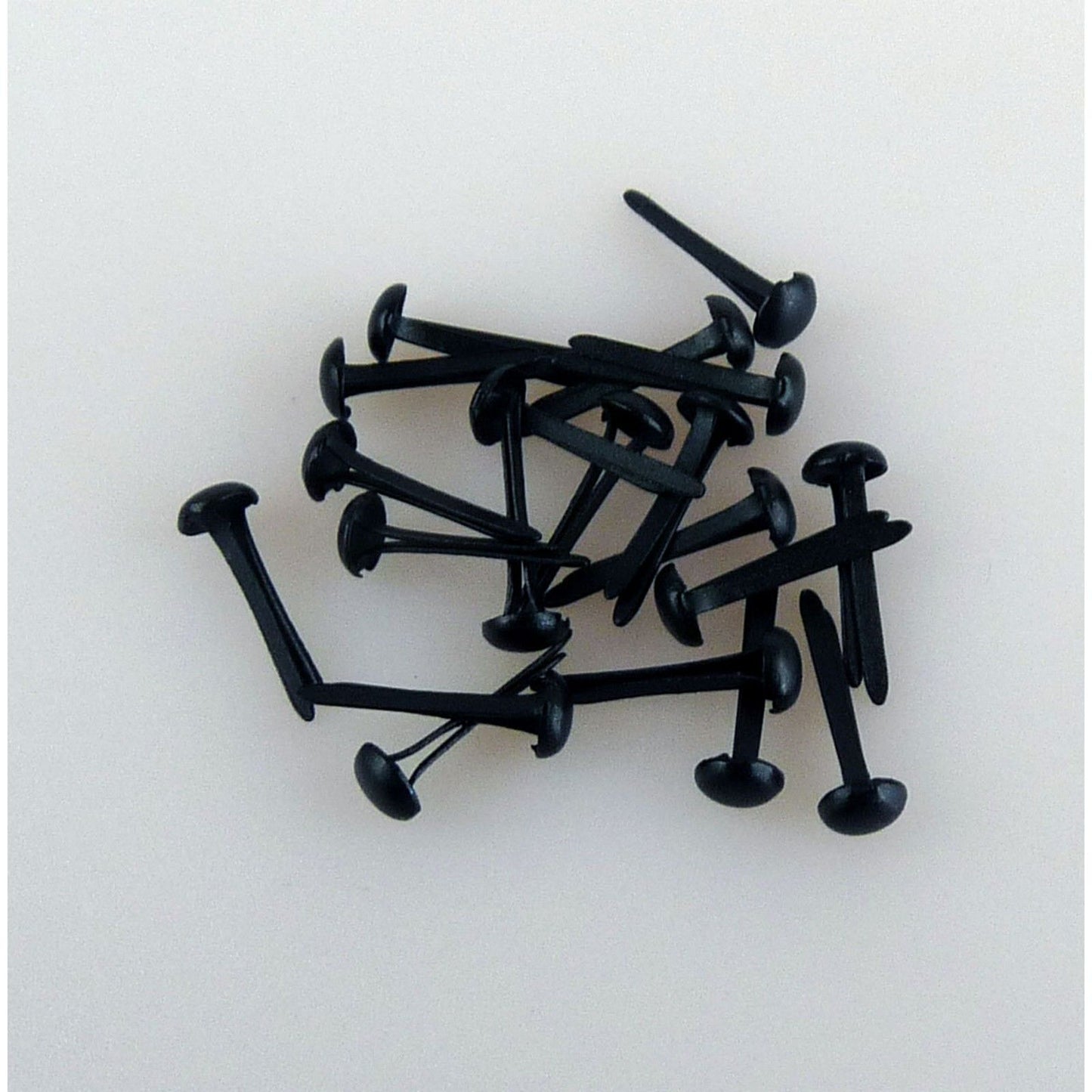 Le choix de Nellie • attaches parisiennes florales 3 mm (paquet de 40 pièces) noires