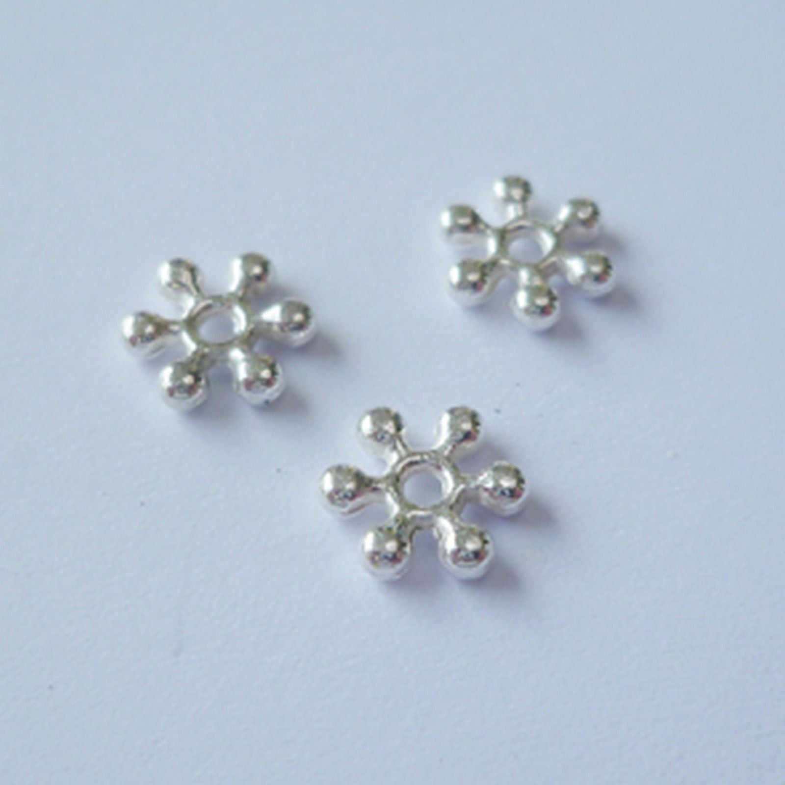 Le choix de Nellie • Intercalaires floraux 20 pièces argent no. 6
