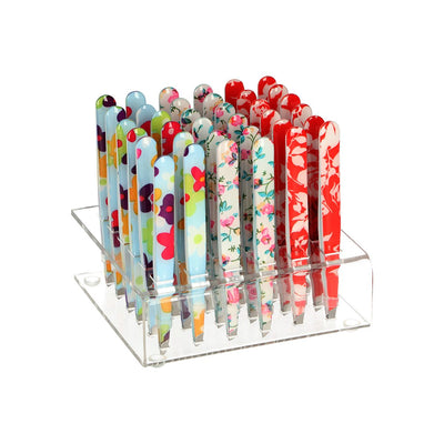 Nail Nail Pincet Flower Assorti Affichage 36 pièces