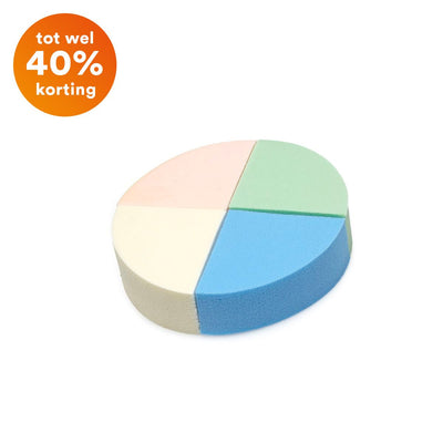 Nail Nail Nail Nail 4x Maquillage Sponge Multi-Colord Without Blister