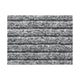 Tapis côtelé HQ Fortuna gris 50x80cm