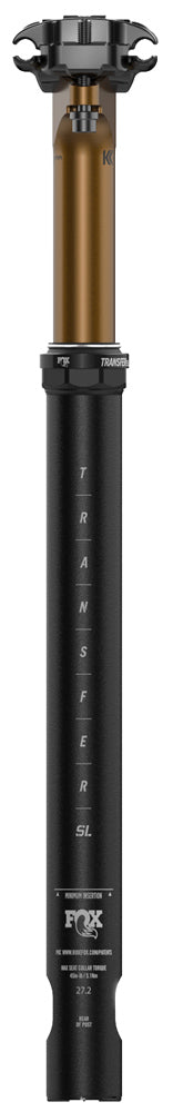 Fox Racing Shox Transfer SL Poteau de compte-gouttes interne d'usine | 27,2 mm x 70 mm