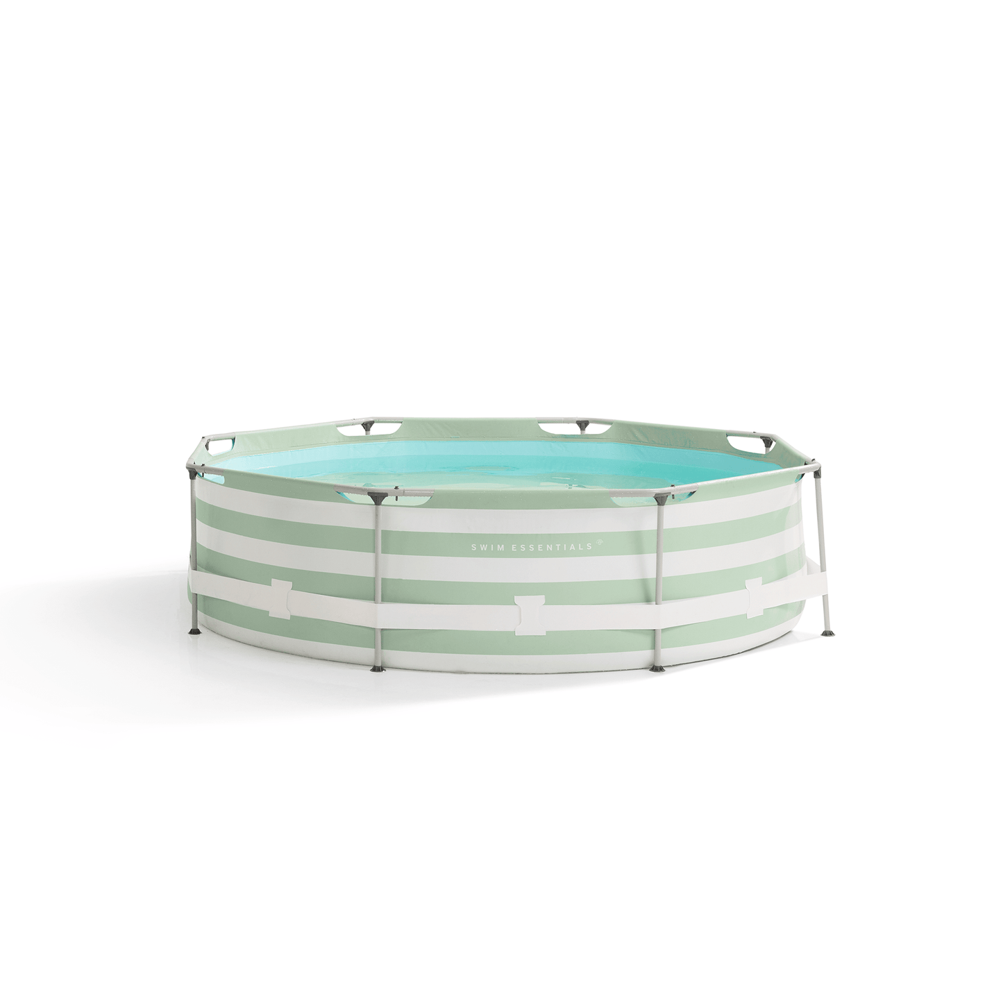 Essence | Piscine de design blanc vert autour de 305x76 cm incl. Accessoires