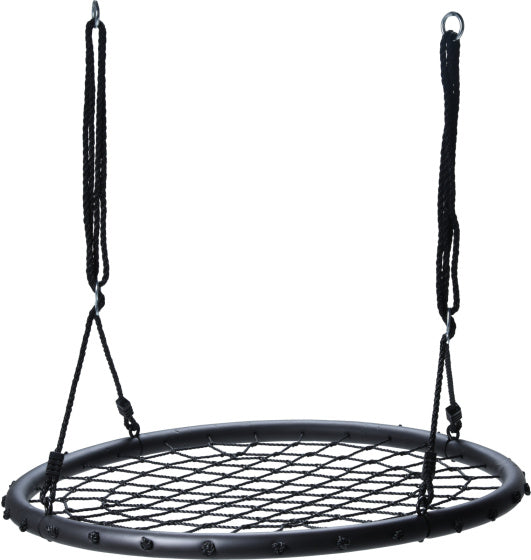 Swing de nid gratuit et facile Ø100 cm noir