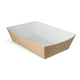 Plateau à chips Takeaware a50 kraft blanc bio (400 pièces)