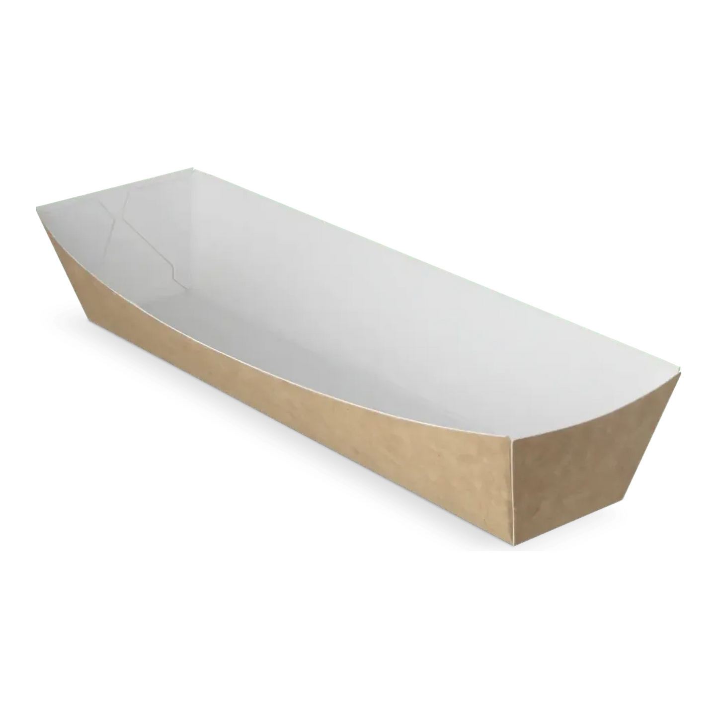 Plateaux frikandel Takeaware a16 kraft blanc bio (400 pièces)