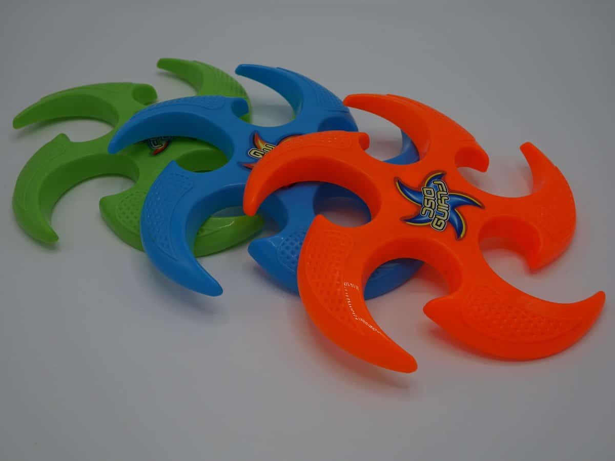 Van der Doelen Flying Disc Frisbee bleu orange ou vert