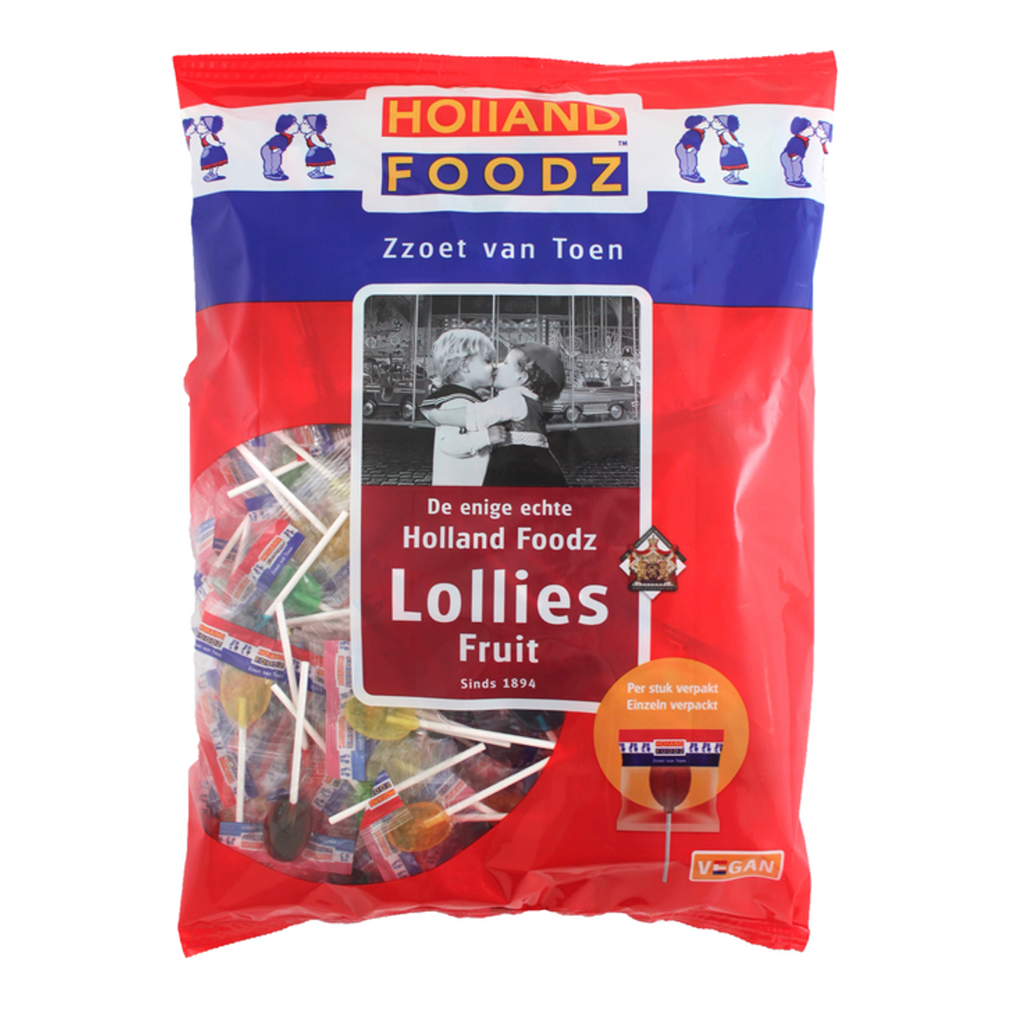 Sucettes aux fruits Holland foodz (200 pièces)