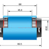 Adaptateur de pédalier Fsa bb386evo vers bb pf30