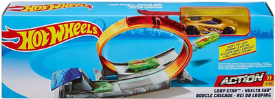 Piste d'étoiles en boucle Mattel Hot Wheels avec voiture