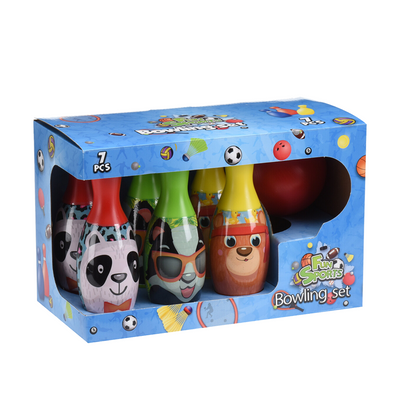BONGERS jouets gratuits et faciles de bowling drôles visages 7 pièces