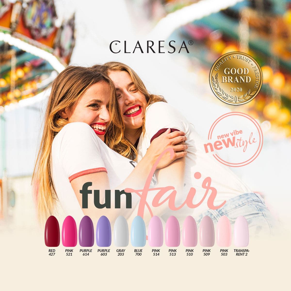 Claresa Claresa UV a conduit Gellak 5 ml violet 603 Funfair