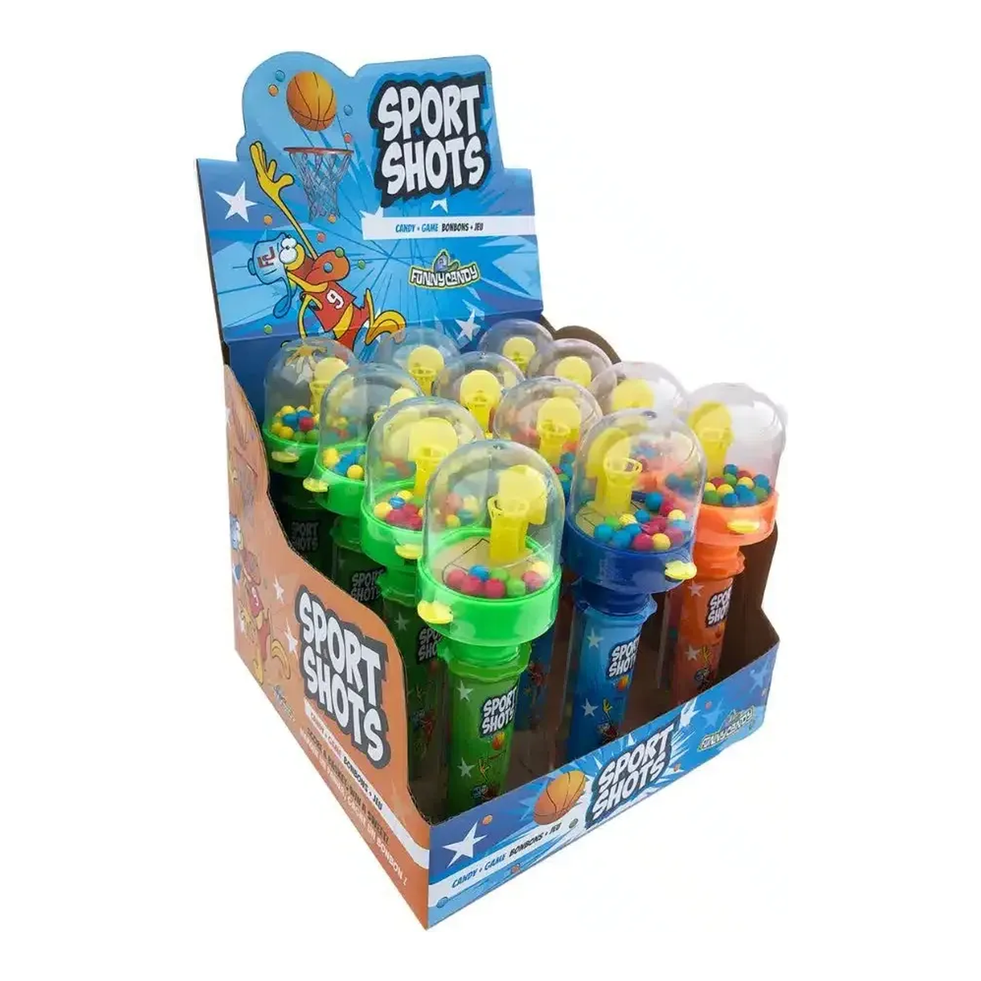 Shots de sport amusants en bonbons (12 pièces)