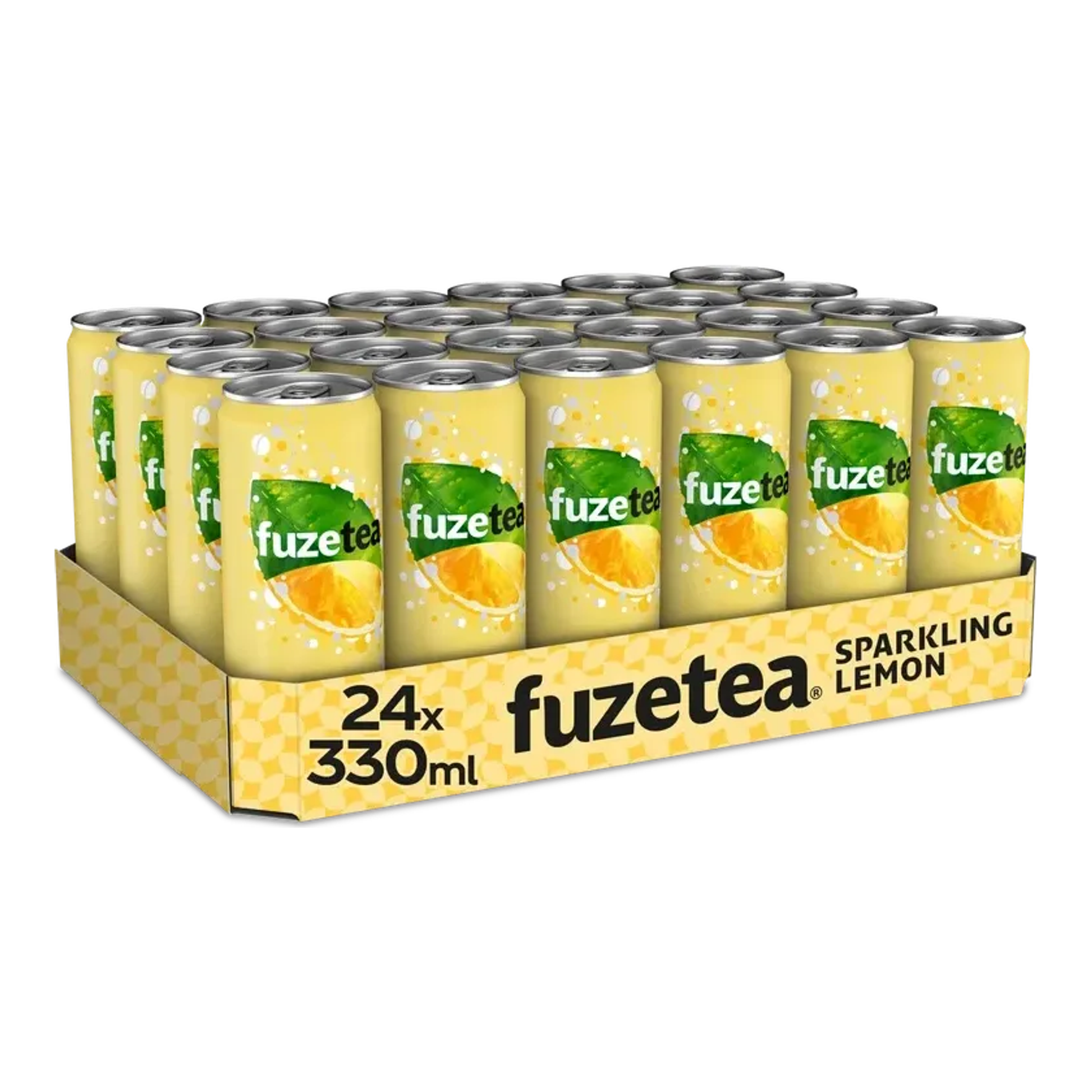 Thé noir pétillant Fuze tea canette (24x 33cl)