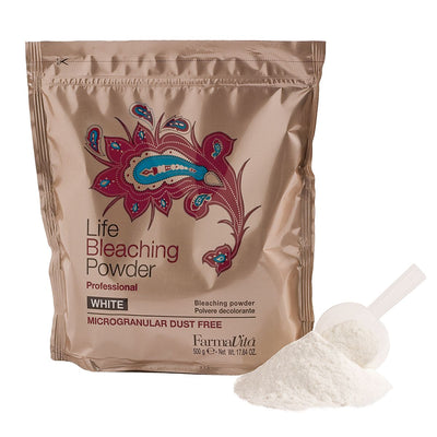 Farmavita life poudre décolorante sans poussière blanche 500gr
