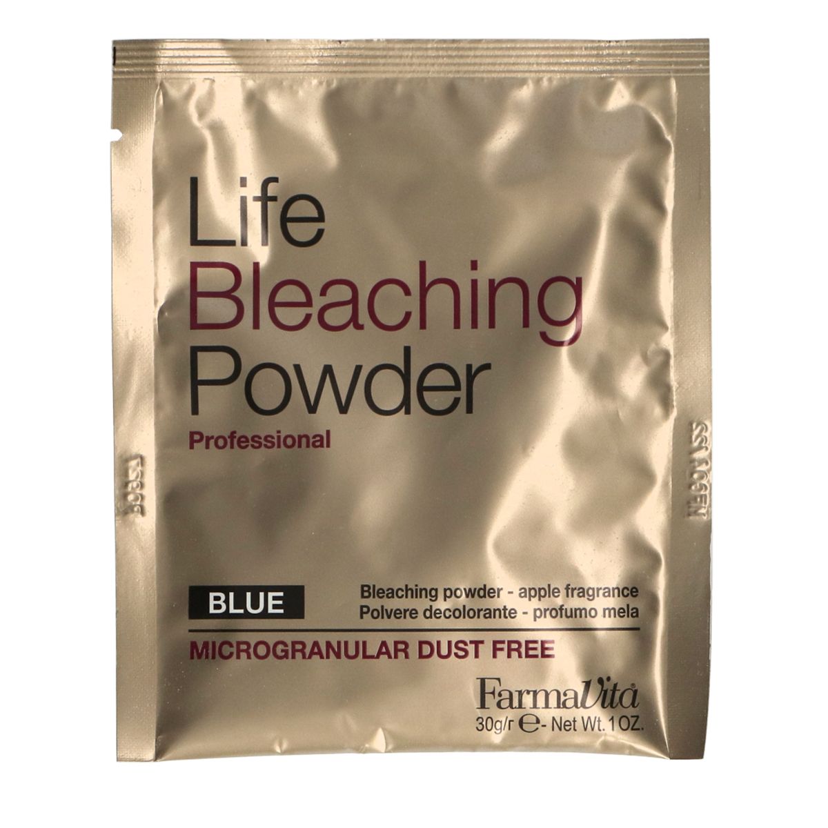 Farmavita life poudre décolorante sans poussière bleu sachet 30gr
