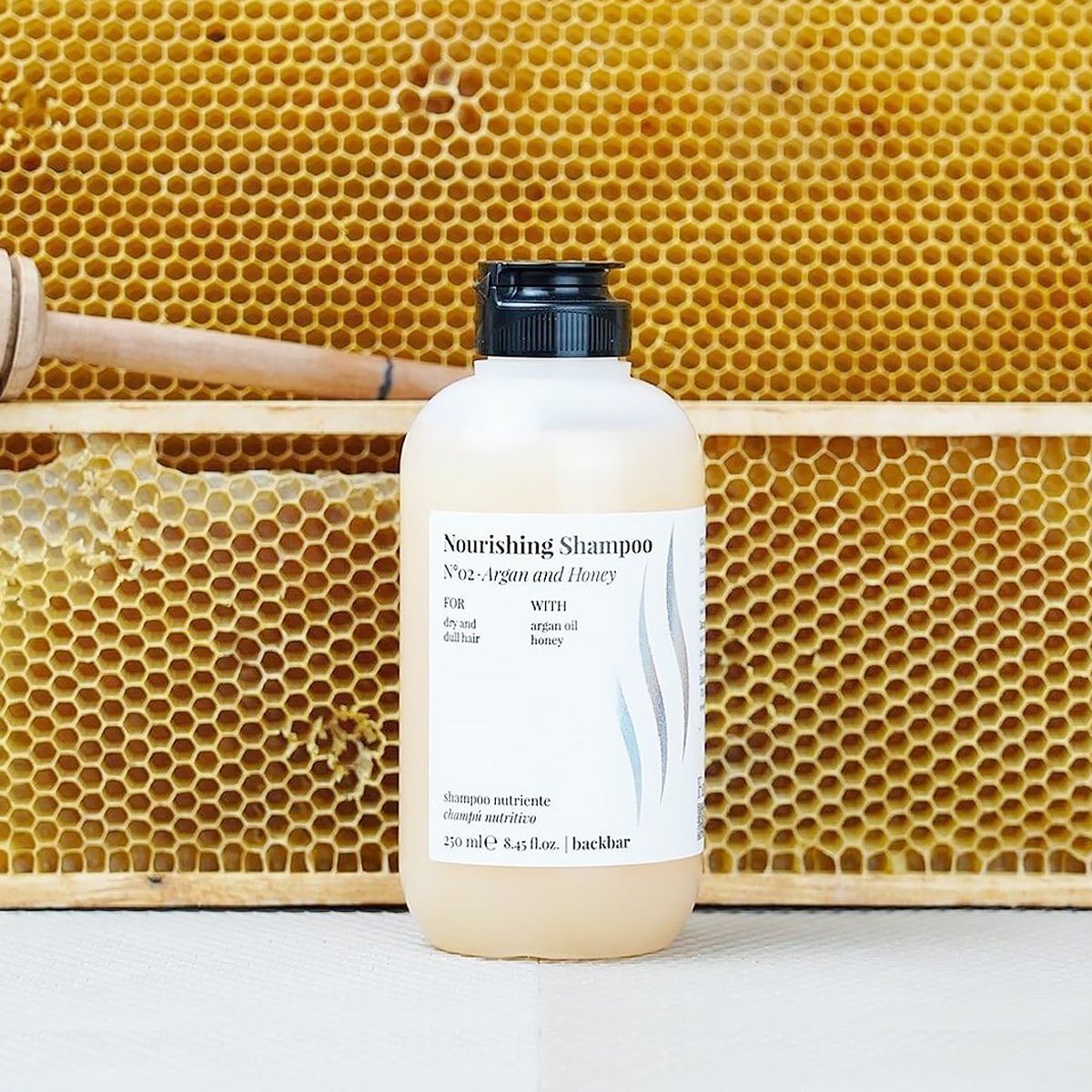 Farmavita backbar shampooing nourrissant n°02 argan et miel 250ml