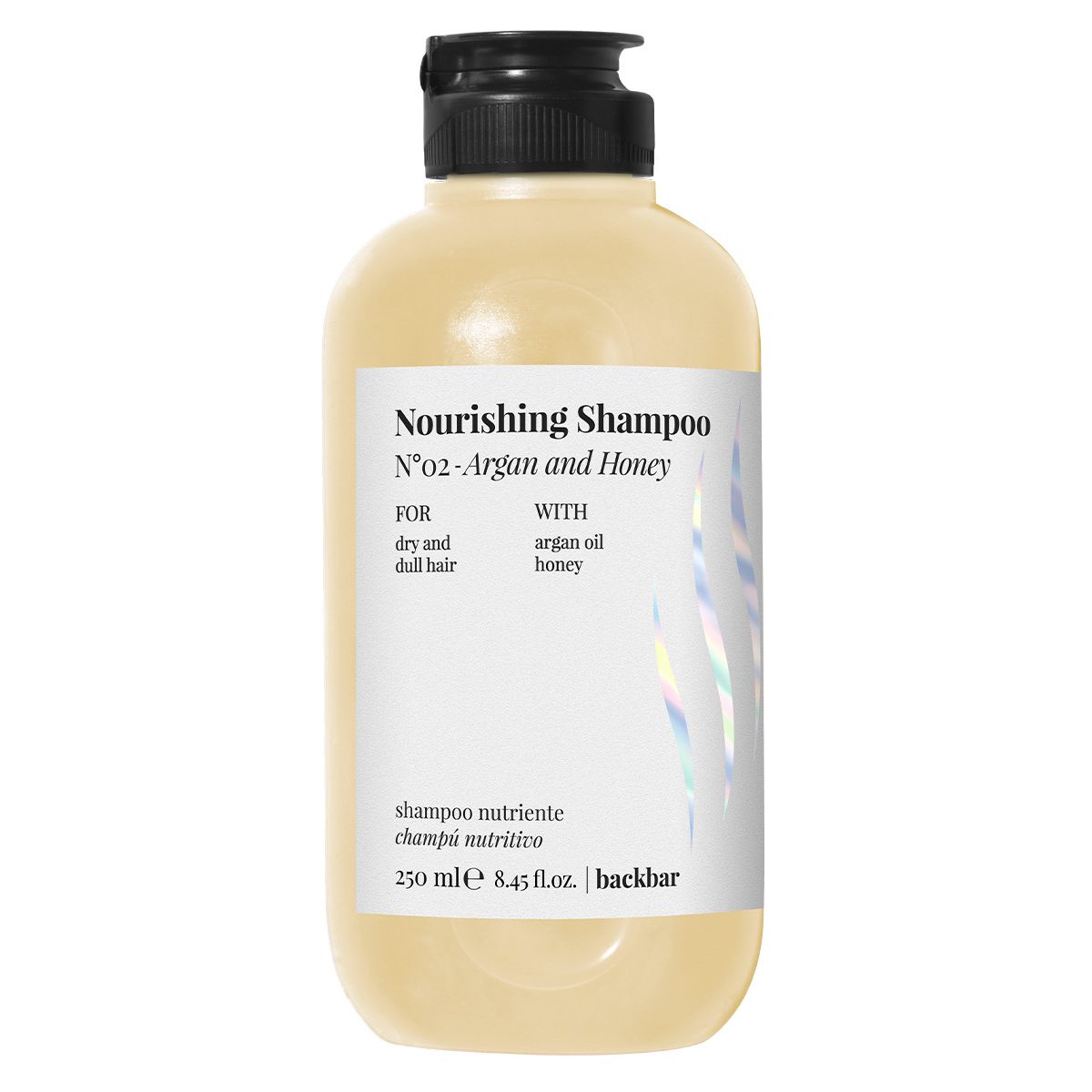 Farmavita backbar shampooing nourrissant n°02 argan et miel 250ml
