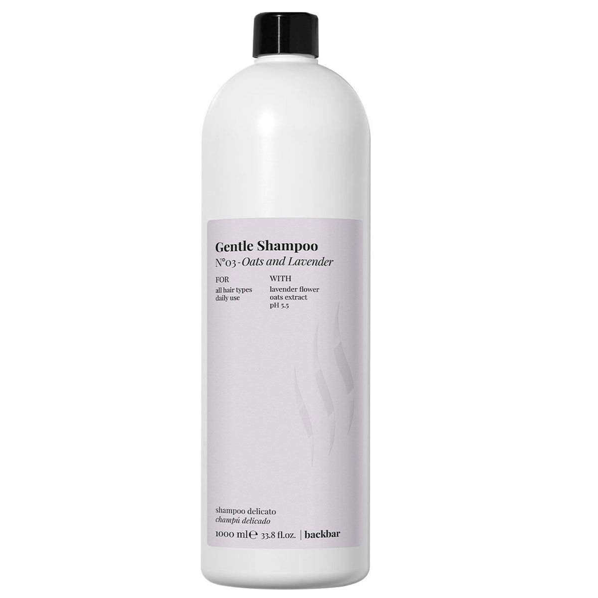 Farmavita backbar shampooing doux n°03 avoine et lavande 1000ml