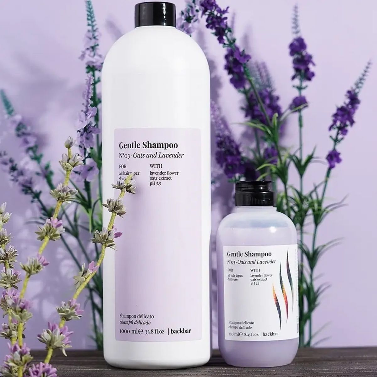 Farmavita backbar shampooing doux n°03 avoine et lavande 250ml