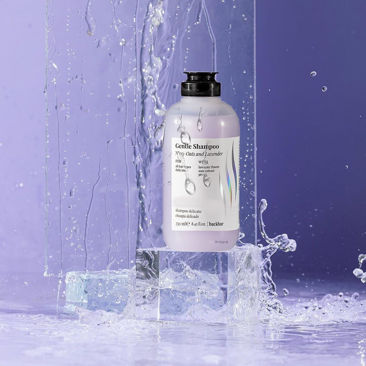Farmavita backbar shampooing doux n°03 avoine et lavande 250ml