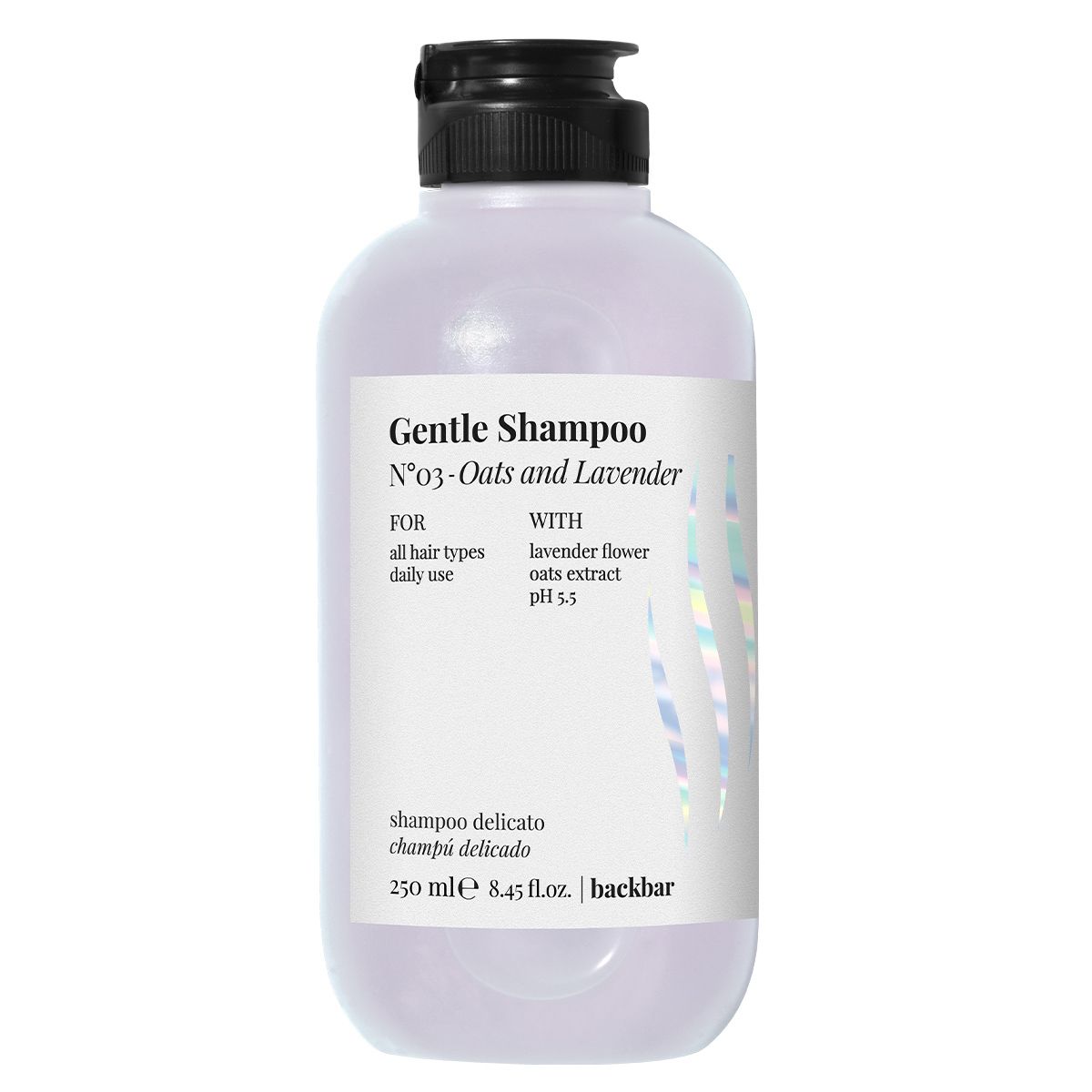 Farmavita backbar shampooing doux n°03 avoine et lavande 250ml