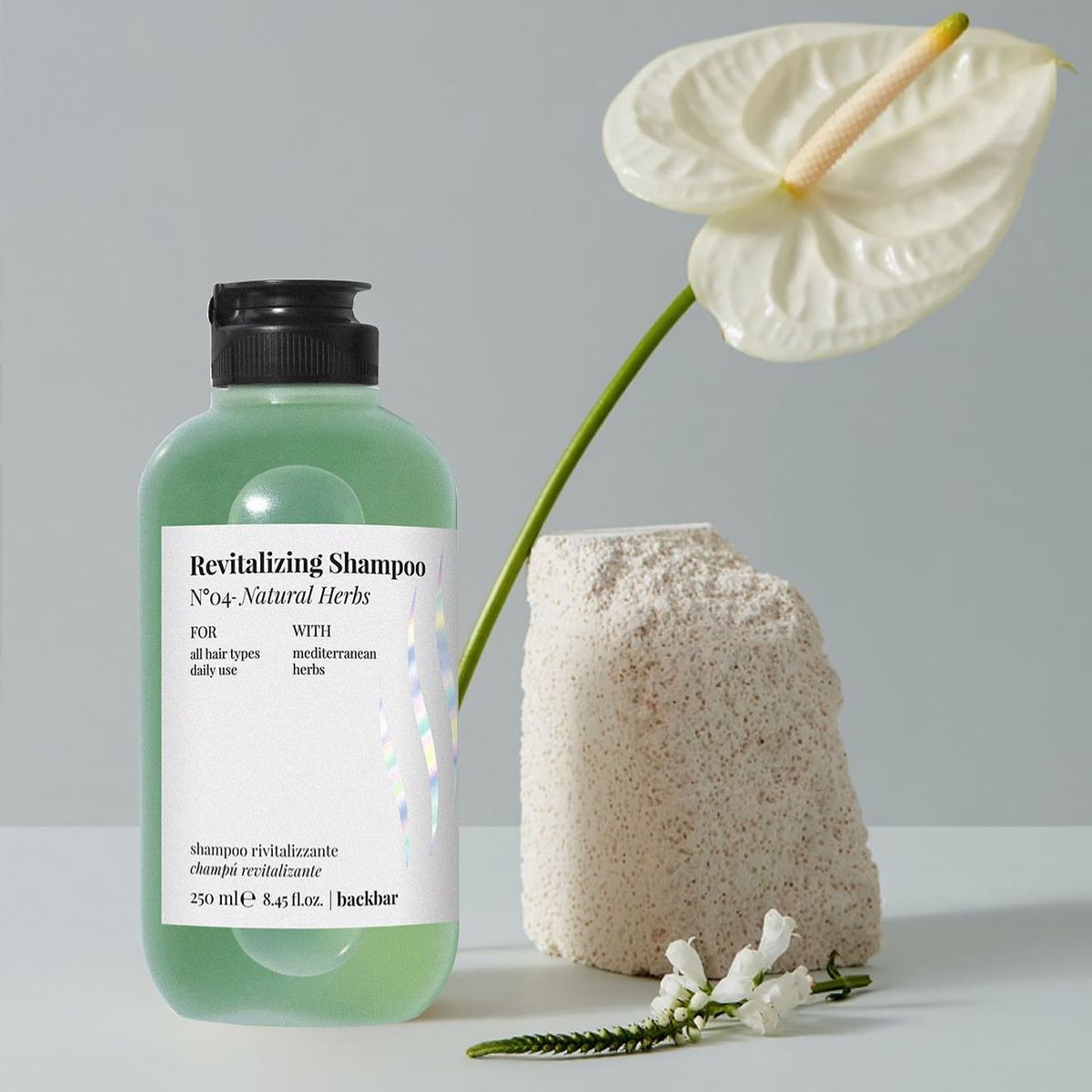 Farmavita backbar shampooing revitalisant n°04 herbes naturelles 250ml