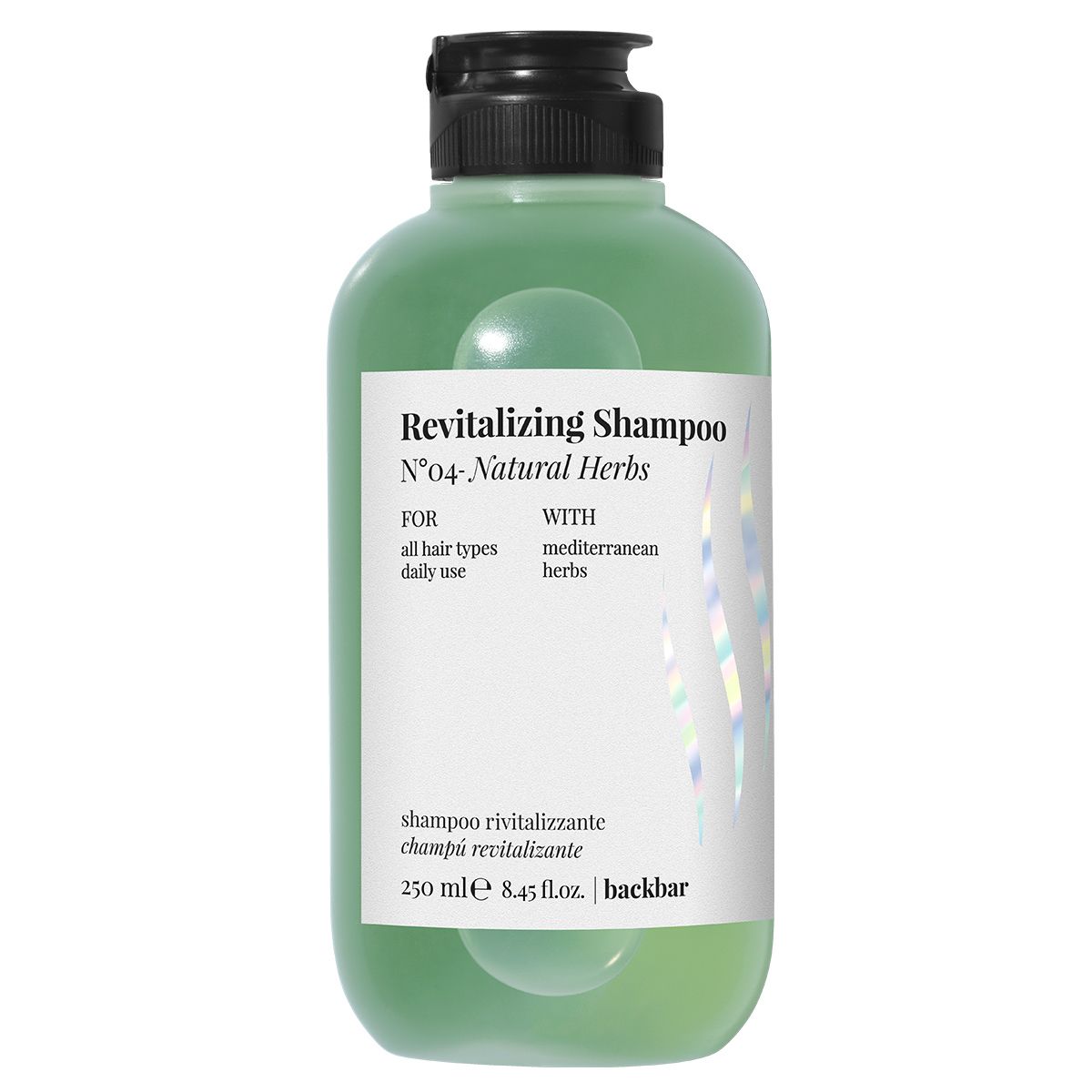 Farmavita backbar shampooing revitalisant n°04 herbes naturelles 250ml