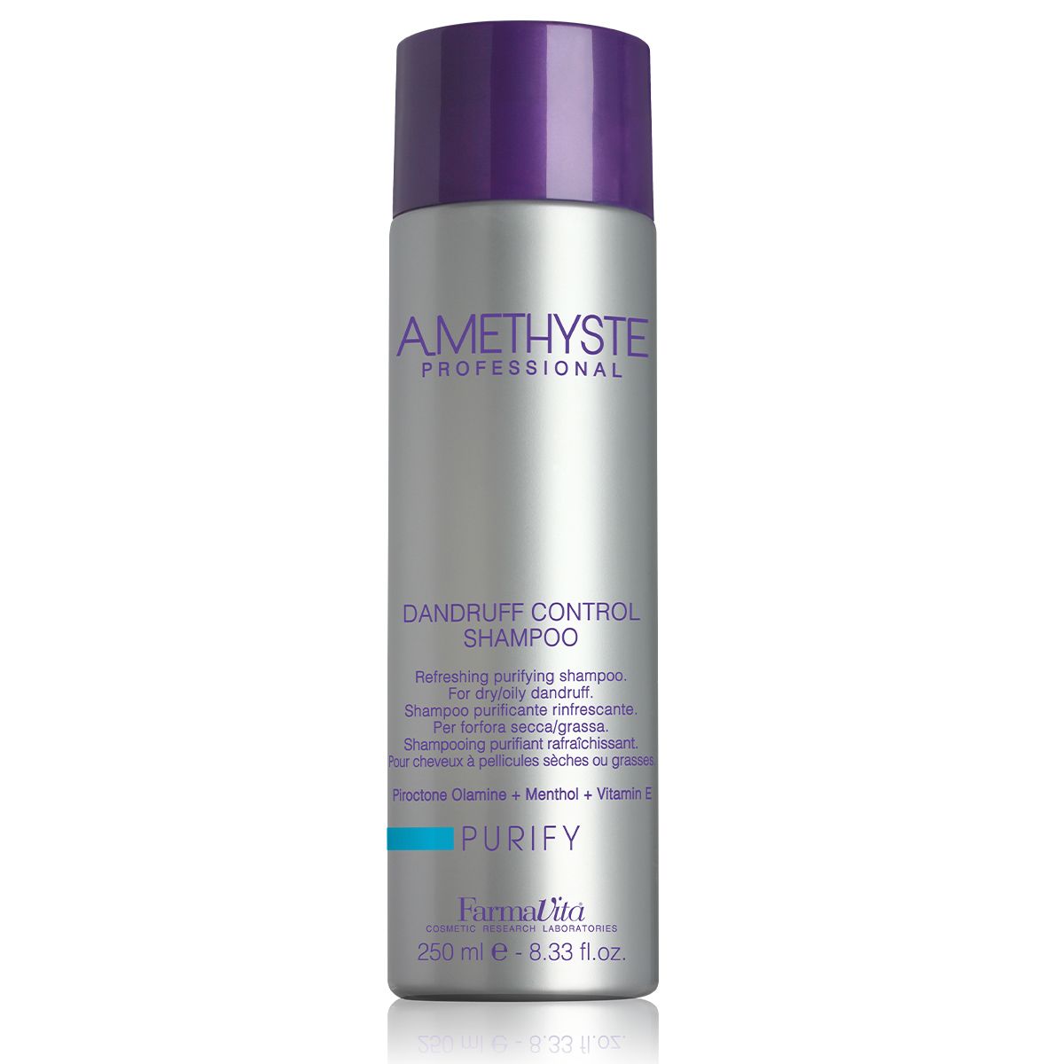 Farmavita améthyste purifier shampooing contrôle des pellicules 250ml