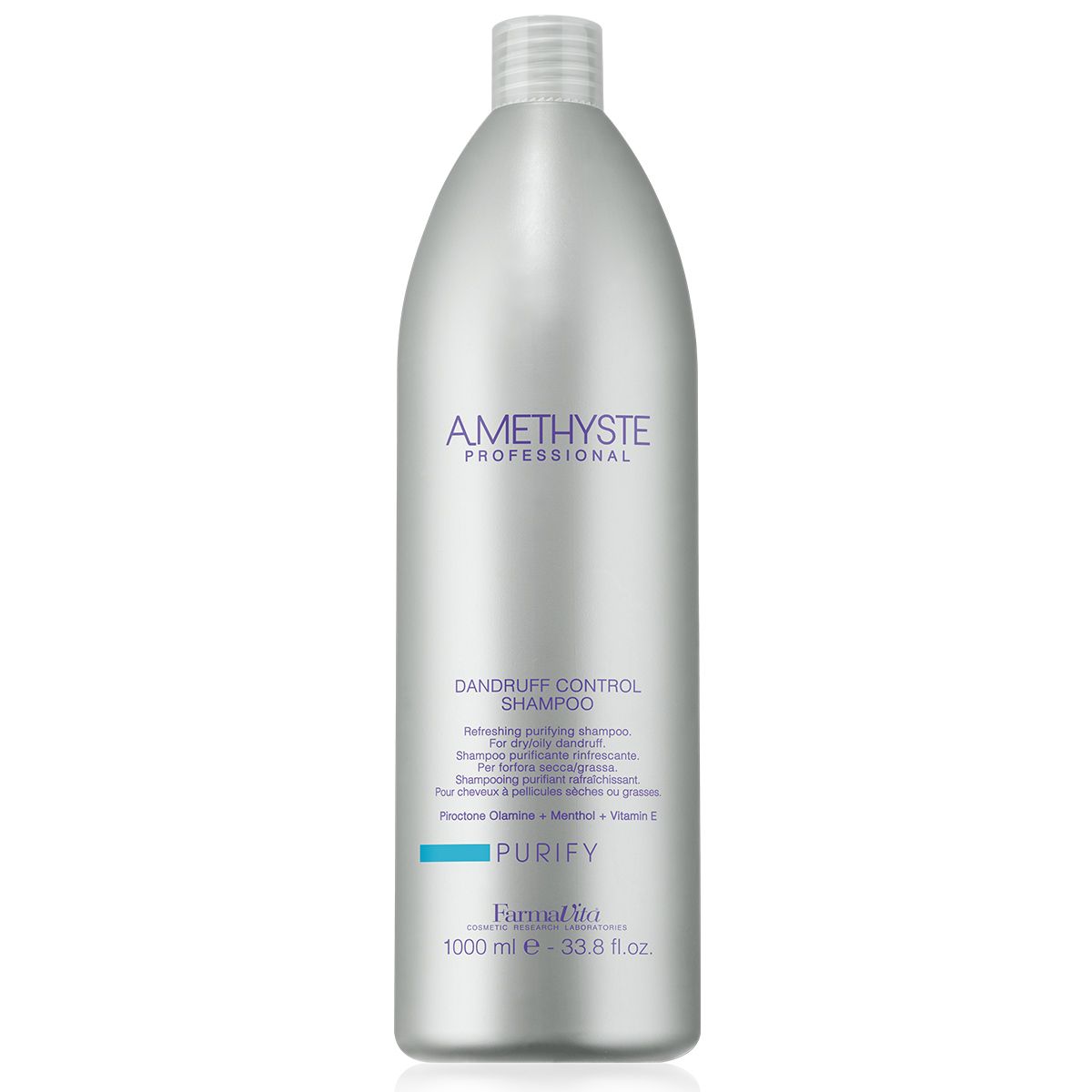 Farmavita améthyste purifier shampooing contrôle des pellicules 1000ml