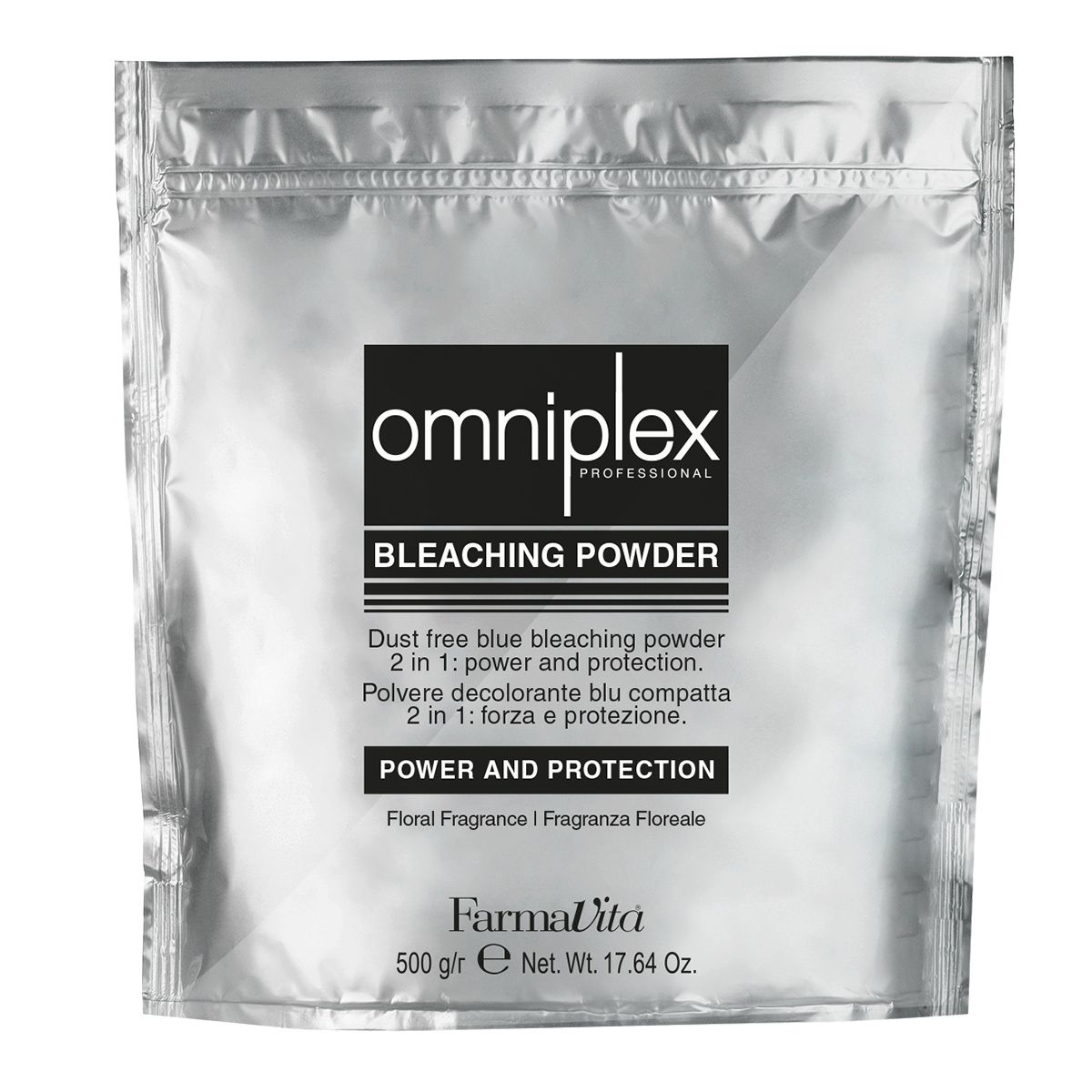 Farmavita omniplex poudre décolorante professionnelle bleu 500gr