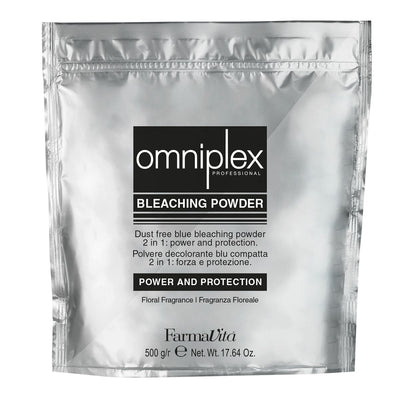 Farmavita omniplex poudre décolorante professionnelle bleu 500gr