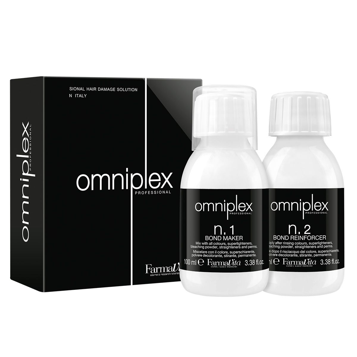 Farmavita omniplex système professionnel kit compact 2x 100ml