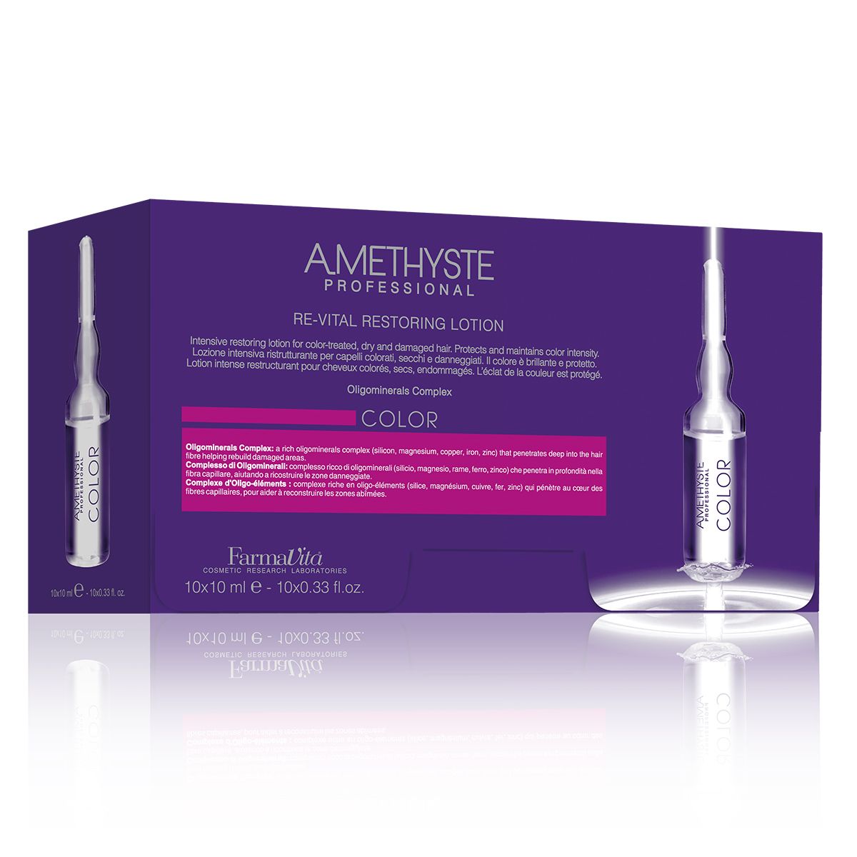 Farmavita lotion revitalisante couleur améthyste 10x10ml
