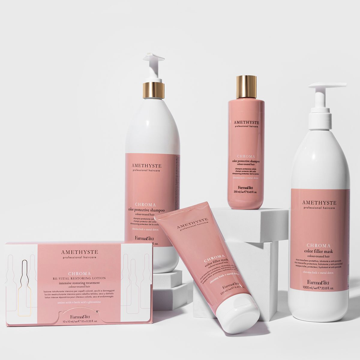 Farmavita améthyste chroma masque de remplissage de couleur 1000ml
