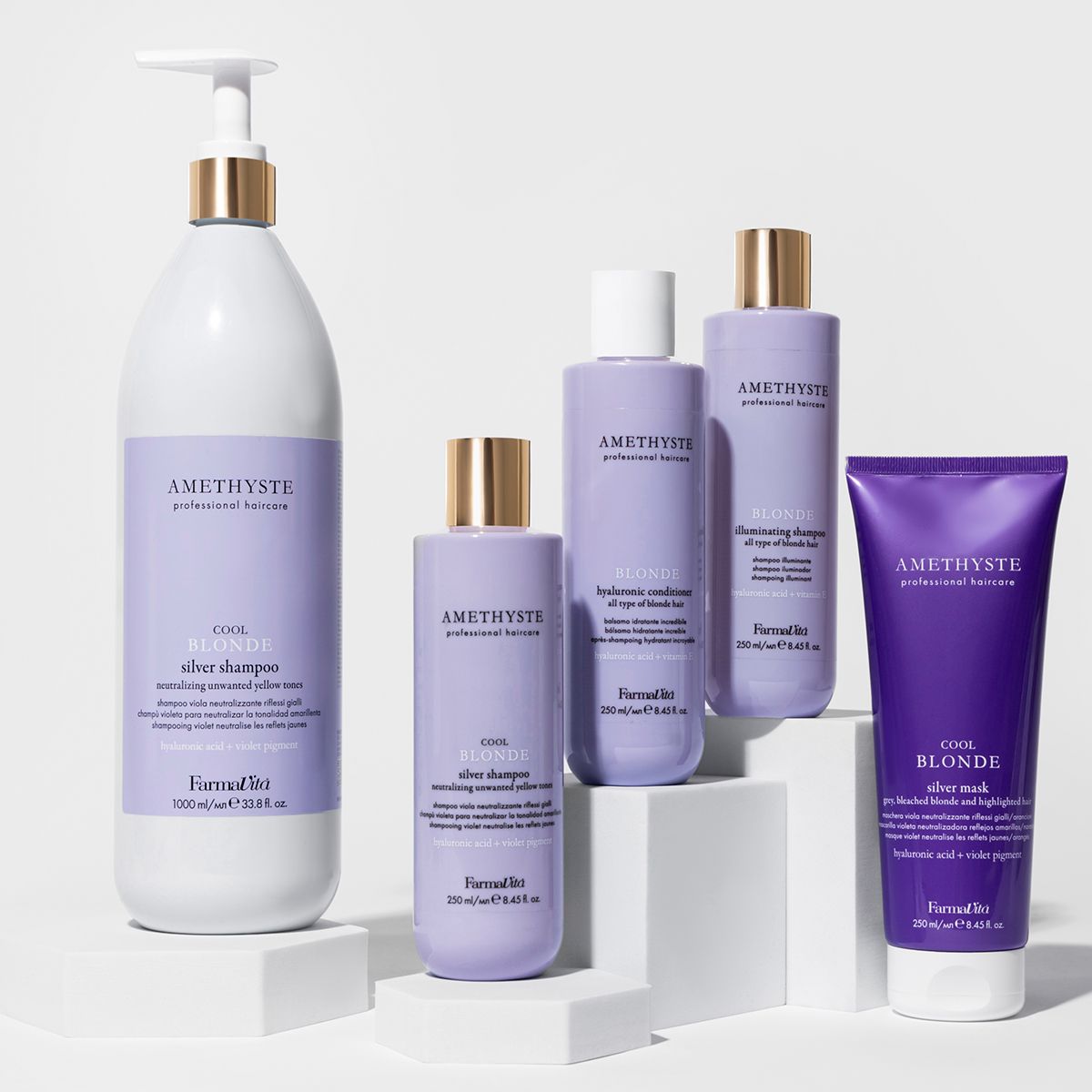 Farmavita shampooing éclairant blond améthyste 250ml
