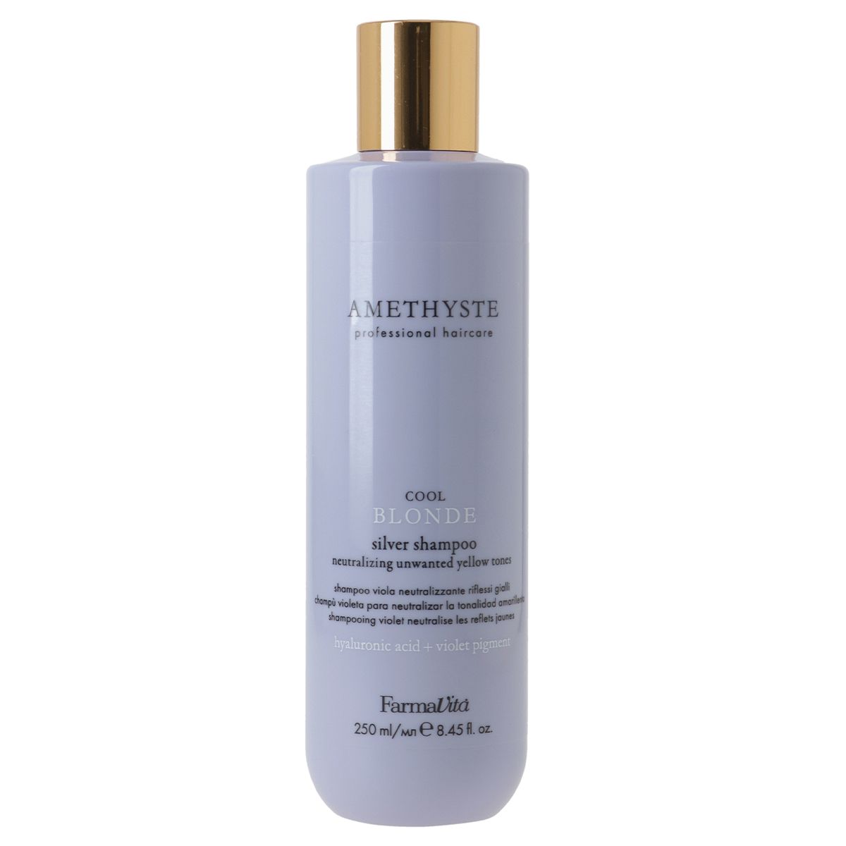Farmavita améthyste cool blonde shampooing argenté 250ml